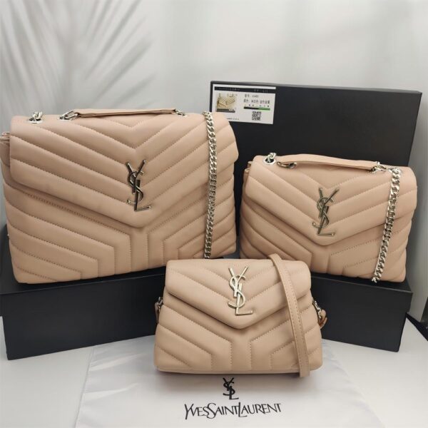 Saint Laurent (YSL) Loulou Matelassé Leather Shoulder Bag