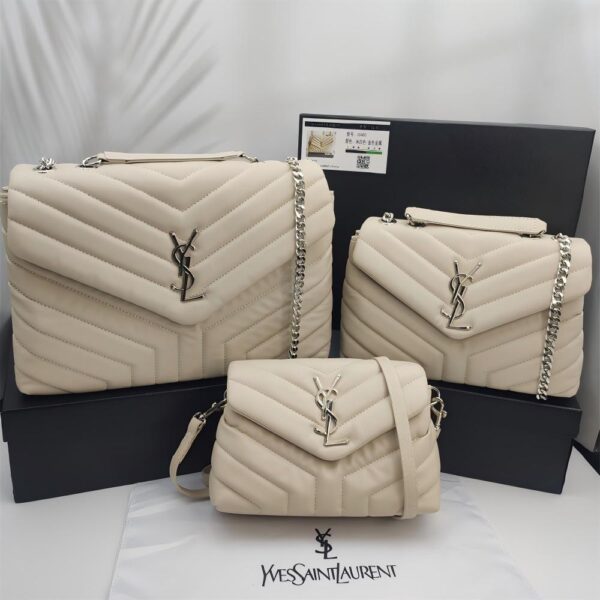 Saint Laurent (YSL) Loulou Matelassé Leather Shoulder Bag