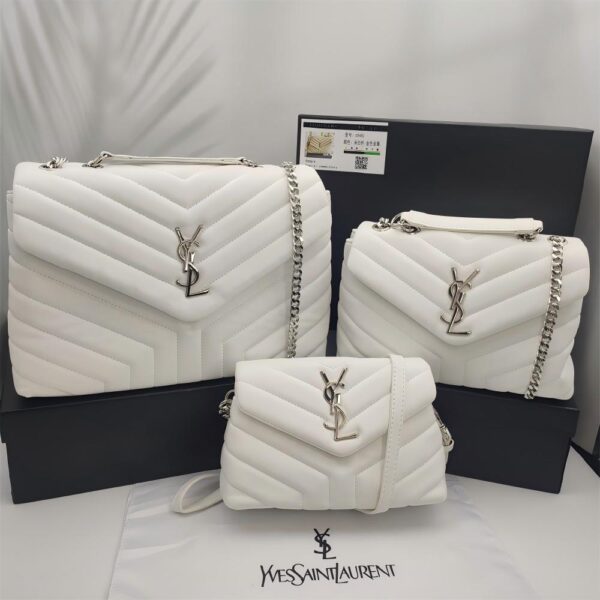 Saint Laurent (YSL) Loulou Matelassé Leather Shoulder Bag