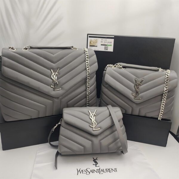 Saint Laurent (YSL) Loulou Matelassé Leather Shoulder Bag