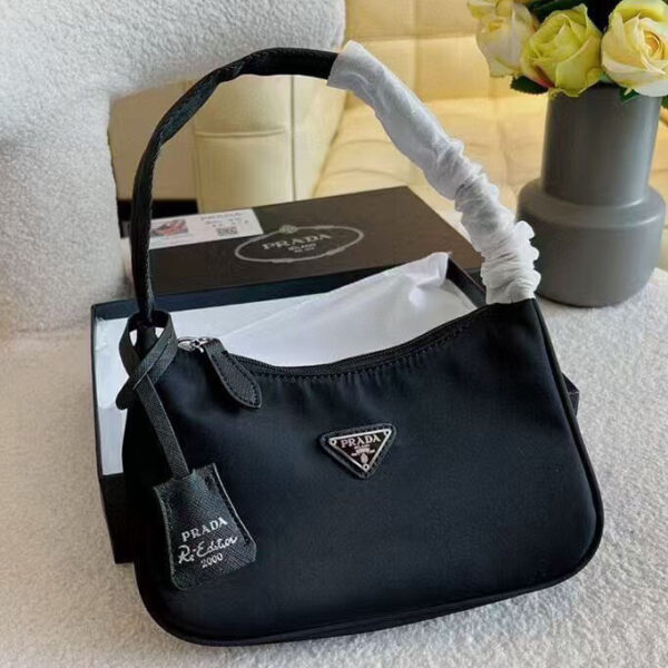 Prada Re-Edition 2000 Nylon Mini Hobo Bag