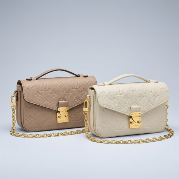 Louis Vuitton Pochette Métis East West Monogram Empreinte Handbag