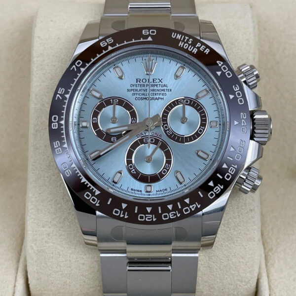 Rolex Oyster Perpetual Cosmograph Daytona (Reference 116506, Platinum Ice Blue Dial)