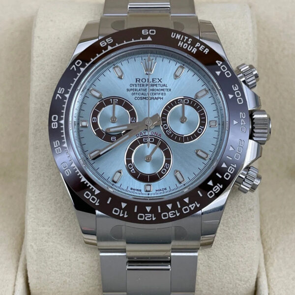 Rolex Oyster Perpetual Cosmograph Daytona (Reference 116506, Platinum Ice Blue Dial)