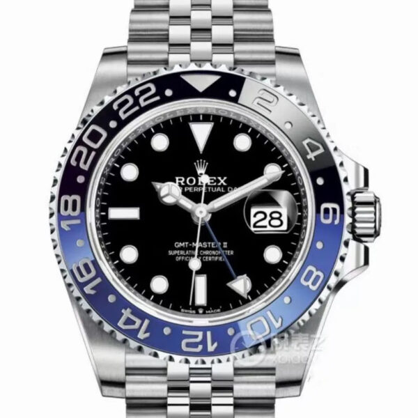 Rolex Oyster Perpetual GMT-Master II "Batgirl" (Reference 126710BLNR, Jubilee Bracelet)