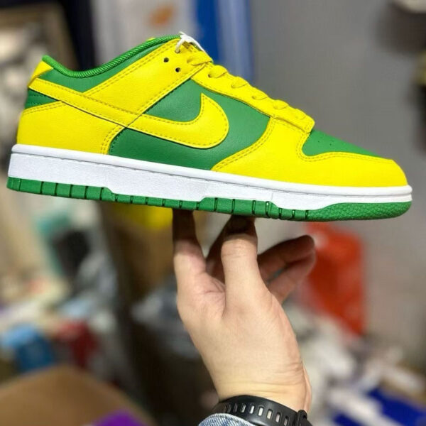 Nike Dunk Low Retro "Brazil" Yellow Green Sneakers DKBAXI