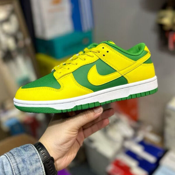 Nike Dunk Low Retro "Brazil" Yellow Green Sneakers DKBAXI
